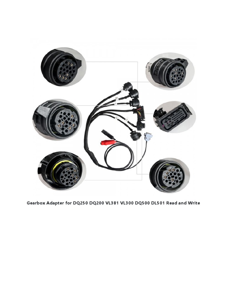 TRANSMISSION ADAPTER CABLE ABS Plug& Play Oil Resistant For DQ250 - View #9