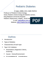Pediatric Diabetes Lecture PDF