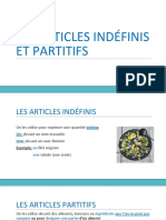 Les Articles Indéfinis PDF
