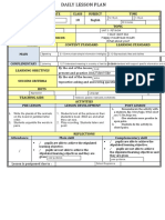 By The End of The Lesson Pupils Will Be Able To: Present and Practice Ilike/I Don't Like by The End of The Lesson Pupils Will Be Able Topractice Asking and Answering Questions