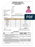 Admit Card PDF