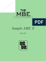 Sample MBE II PDF