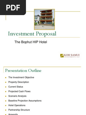 investment proposal