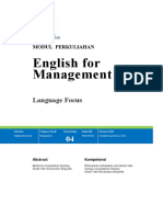 Modul 4 English For Management