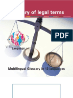 Legal Terms 13 languages