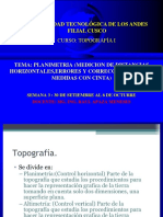 Topografía I. Planimetría. Medidas horizontales