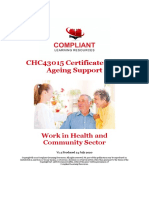 CHC43015 Certificate IV in Ageing Support: Work in Health and Community Sector