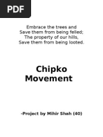 Chipko Movement