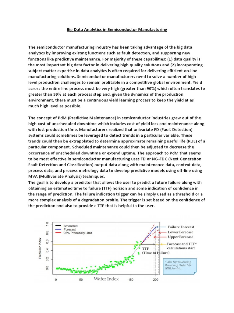 Big Data in Semiconductor Manufacturing | PDF | Big Data | Analytics