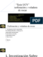 "Tesis UCV" Sobre Perforación y Voladura de Rocas