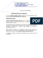 Certificado de Trabajo Erasmo PDF