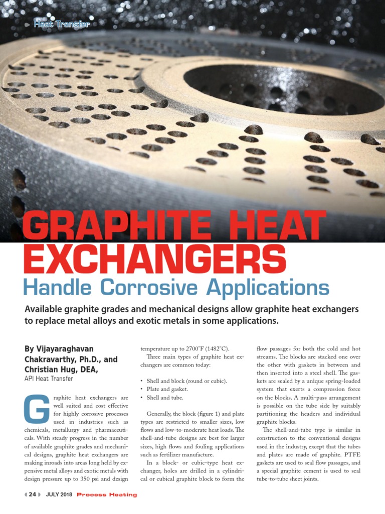 Graphite Heat ExchangersHandle Corrosive Applications PDF Sulfuric