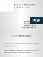 Training and Territory Allocation
