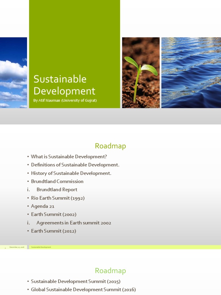Overview of Sustainable Development Milestones | PDF | Sustainability ...