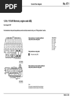 1.8 ltr./110 KW Motronic, Engine Code AEB,: Current Flow Diagram