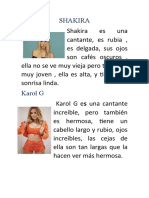 Shakira Descripcion