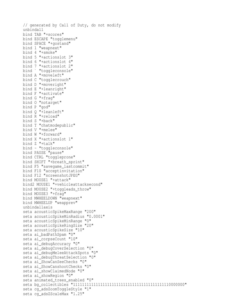 Config File For Cheat Enable COD Black Ops PDF Advanced Micro Devices