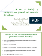 TEMA 3 Acceso al trabajo yy configuración del contrato de trabajo