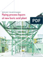 Piping Process Liquors at New Boric Acid Plant: Spotlight: Volume 10 Number 1