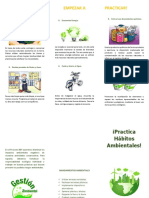 Folleto Practicando Habitos Ambientales PDF