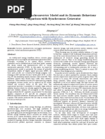 An Improved Synchronverter Model and Its Dynamic Behaviour Comparison With Synchronous Generator