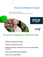 Options For Fibre To The Premises in Europe: Dave Payne and Russell Davey