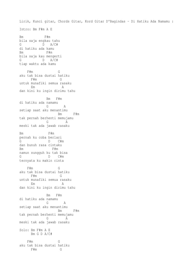 Lirik Pdf