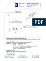 Part Number: BU-60/BU-60C/BU-60X / BU-60BLACK/BU60G: Description: Alligator Clip