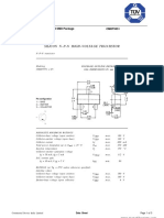 Silicon N-P-N High-Voltage Transistor: Continental Device India Limited