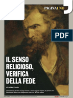 Il Senso Religioso, Verifica Della Fede.