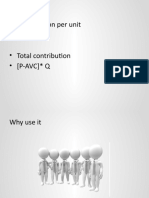 Contribution - Contribution Per Unit - (P-AVC) - Total Contribution - (P-AVC) Q