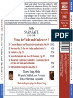 Sarasate: Music For Violin and Orchestra - 3