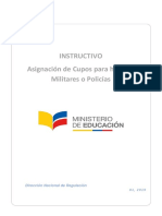 Gestión de Asiganción de Cupos para Hijos de Militares y Policias Final