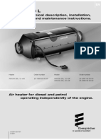 Airtronic L: Technical Description, Installation, Operation and Maintenance Instructions