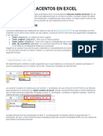 Cómo Quitar Acentos en Excel