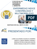 Comorbilidades y Indice de La Enfermedad