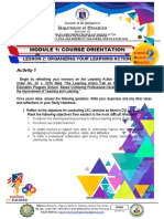 FORMAT MODULE 1 Lesson 2 ORGANIZING YOUR LEARNING ACTION CELL LAC Act.1 3 EDITHA SAN PEDRO