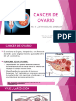 Cancer de Ovario Lizeth Gozalvez Zambrana