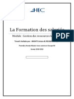 La Formation Des Salariés