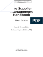 (2004) Supplier Management Handbook - James L. Bossert