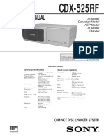 Service Manual: CDX-525RF