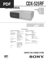 Service Manual: CDX-525RF