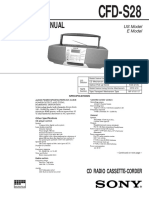 Service Manual: CFD-S28