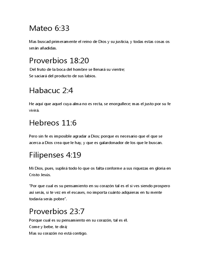 Fe y Prosperidad en la Biblia | PDF