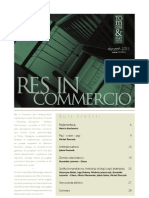 Res in Commercio 01/2011