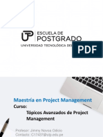 Topicos Avanzados de Project Management SEMANA 2-1