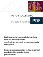 Tips For Successful Public Speaking