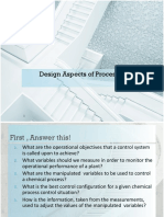 Design Aspects of Process Control System