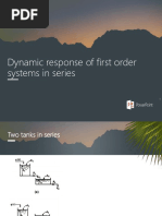 Dynamic Response of First Order Systems in Series