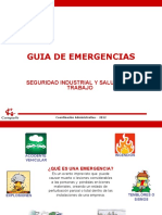 GUIA DE EMERGENCIAS EVACUACION - ppt2012